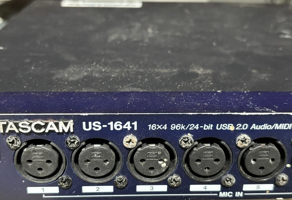 TASCAM US-1641 24BIT 96K Audio/MIDI Interface - Image 3 of 4