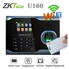 ZKTeco U160 TCP/IP WiFi Biometric Fingerprint Recognition Time Attendance System