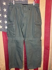 34x29 BSA Boy Scouts Cargo Pants Green Convertible Switchback Venturing 7712
