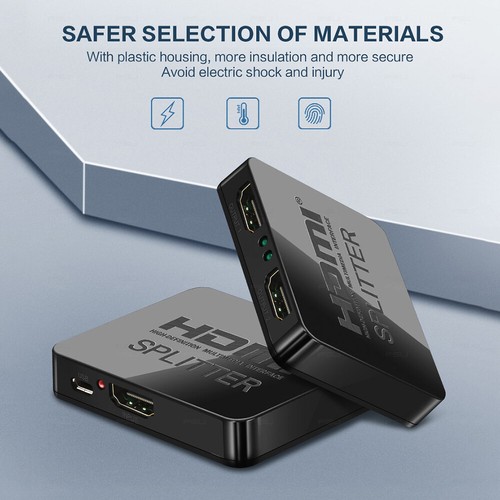 4K HDMI Splitter Full HD 1080P 3D Video 1X2 HDMI Switch Umschalter 1 In 2 Out - Bild 20 von 24
