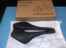 Sella bicicletta carro in carbonio  antiprostata mtb sellino bici da 130 gr. 7x9