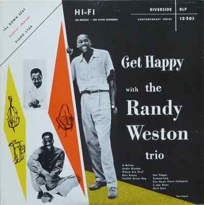 LP Randy Weston Trio Get Happy With The Randy Weston Trio MONO / + INSERT