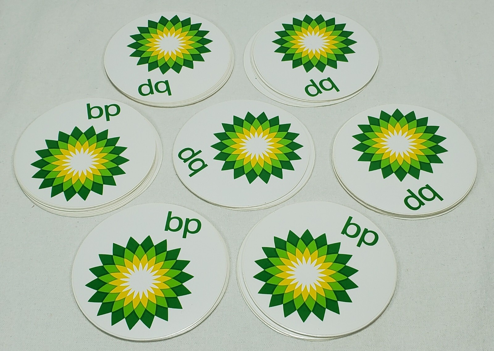 Lot Of 50 BP BRITISH PETROLEUM OIL DECAL 3" Stickers Car Window