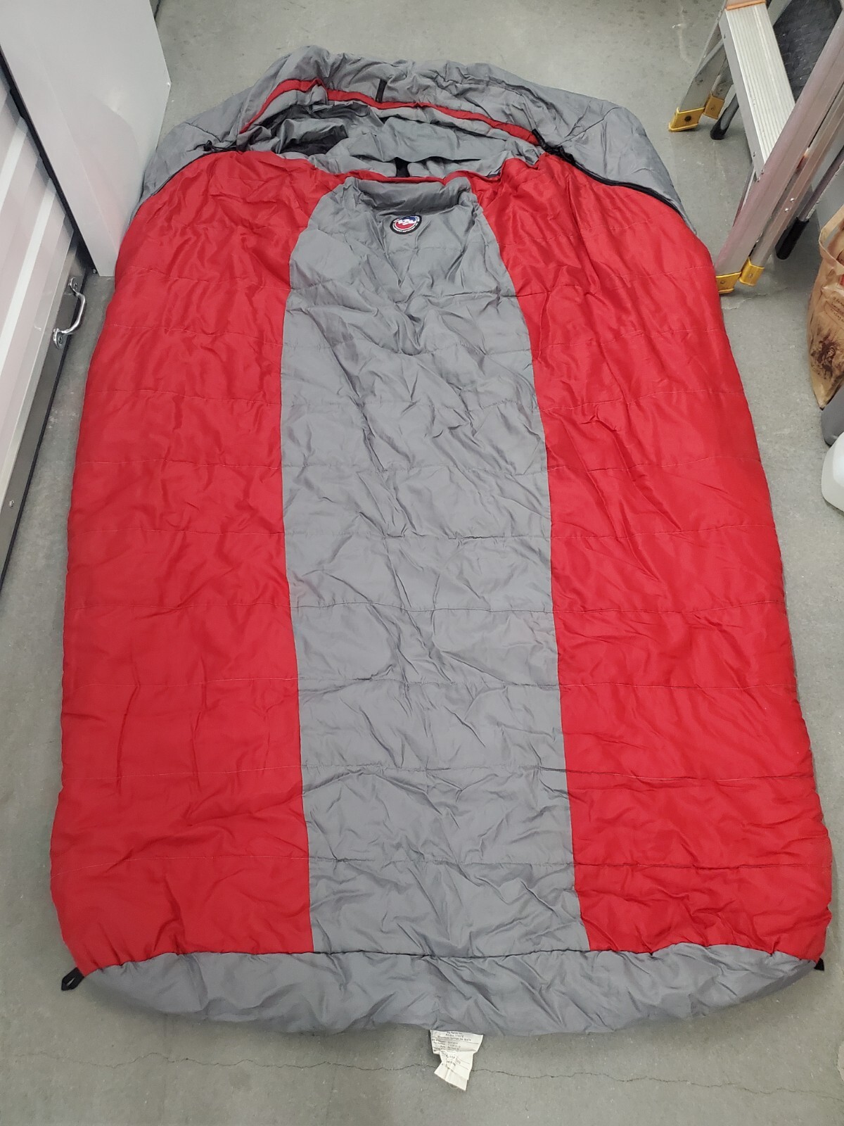 Big Agnes Big Creek 30° Double Sleeping Bag, 2 Person, Red Backpacking