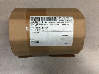 NEW NO BOX YEOMANS PUMP COPPER FLOAT M-25737-022