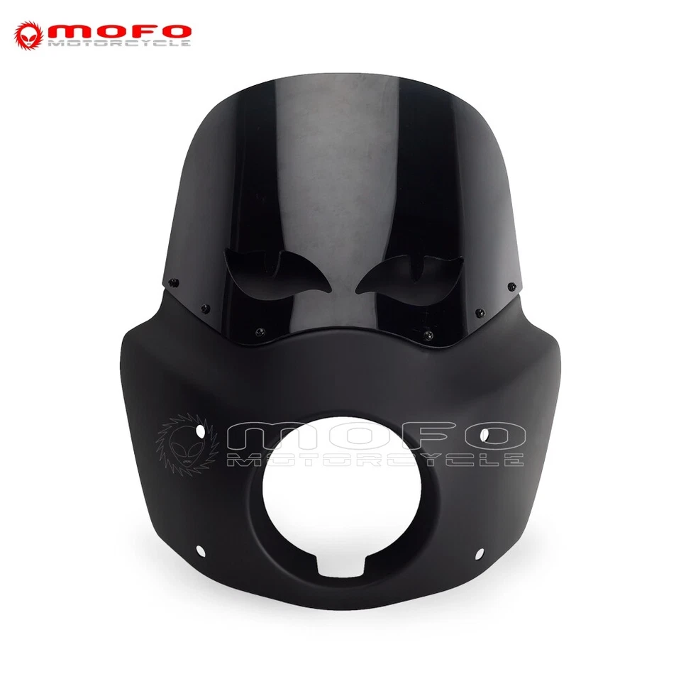 Carenado de faros ABS parabrisas 35-41 mm soportes para Harley Sportster 1200 883 Foto 4 de 4