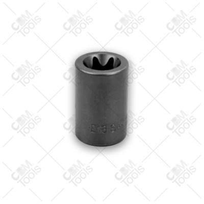 SK Hand Tools 42618 - E18 1/2'' Drive Female Torx Socket