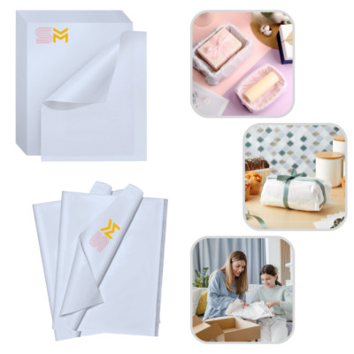 100 Blatt Seidenpapier cremeweiß säurefrei Großpackung Geschenkverpackung ArtCraft 50x75