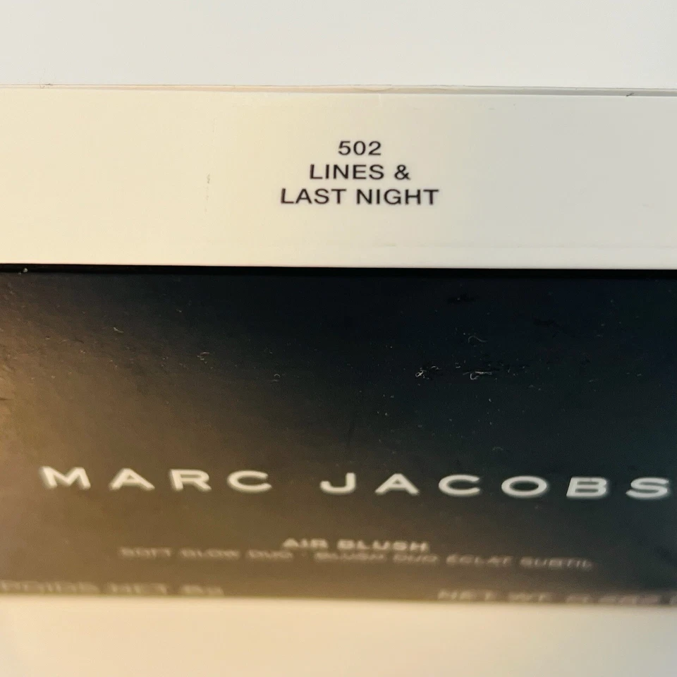 Marc Jacobs 502 LINES & LAST NIGHT Air Blush Soft Glow Duo (0.282 盎司) — 第 3/3 张图片