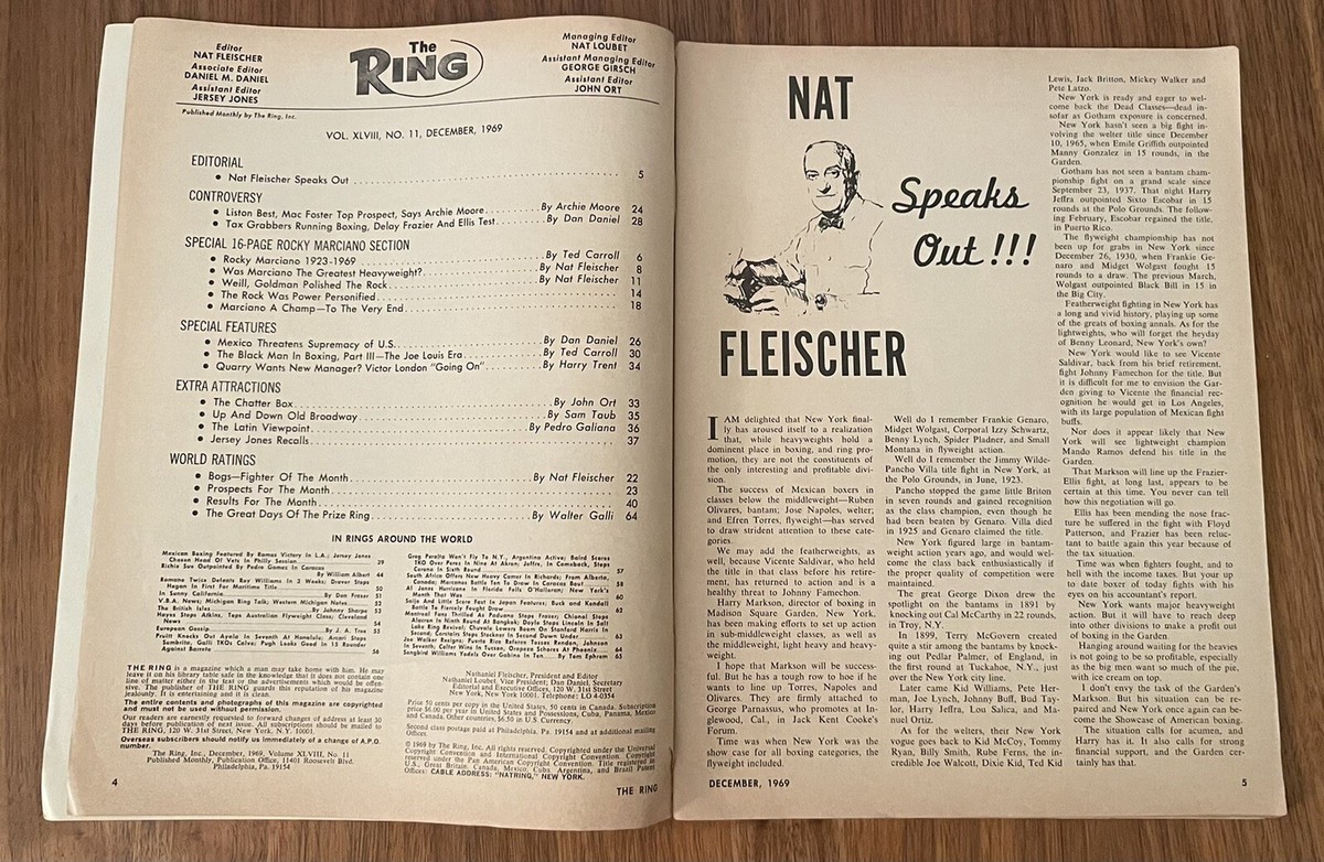 アメリカボクシング雑誌The RING 1952年6月号 アメリカボクシング雑誌The RING 1952年6月号 アメリカ