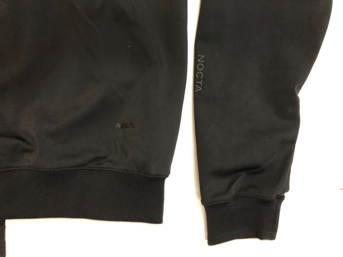 Nike X NOCTA Swoosh Swarovski Crystal Zip Up Black DR2656-010 Size