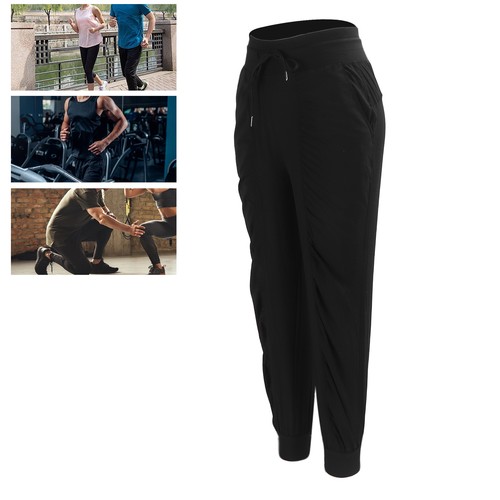 Drawstring Casual Sweatpants Women Polyester Fitness Loose Stylish Joggers F DP3 - Picture 6 of 22