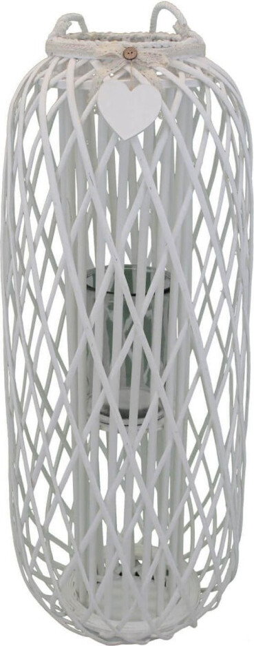 Lanterna Bolzano Bianca 106cm | Atmosfera Zen e Shabby DecHome