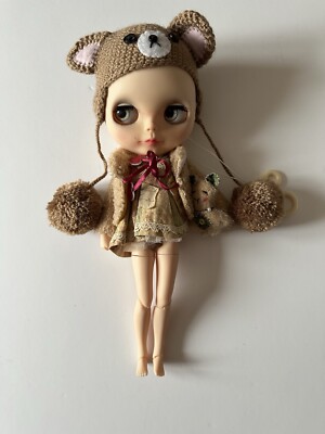 Custom Blythe Puppe Ooak Glatze Kopf Gelenkkörper Blythe