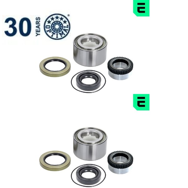 2X Radlagersatz Optimal 952297 2 Radlager Satz Links Rechts FüR Mitsubishi-image