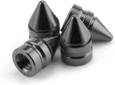 SINGARO Car Tire Valve Caps, 4 Pieces of Universal Aluminum Alloy Tire Trim