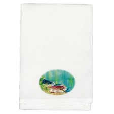 Betsy Drake Row Boats Guest Towel