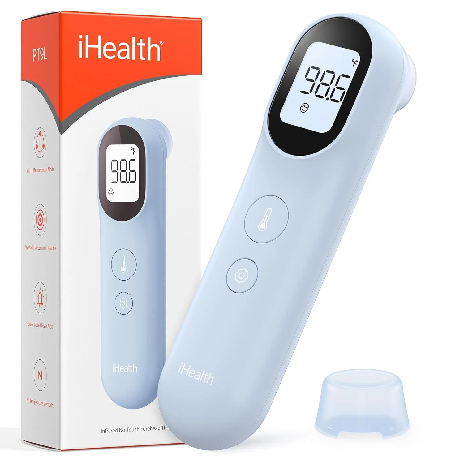 iHealth Infrared Thermometer PT9L Adult Kid Baby 3‑in‑1 Touchless Fever Alarm
Opens in a new window