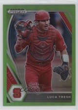 2021 Panini Prizm Draft Picks Lime Green Prizm /75 Luca Tresh #PDP214 0u66