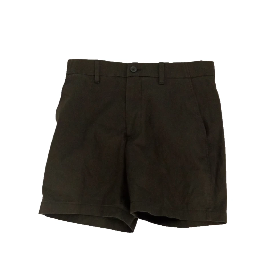 Autograph Men's Chino Shorts Dark Olive Pockets Lightweight Moisture Wicking New