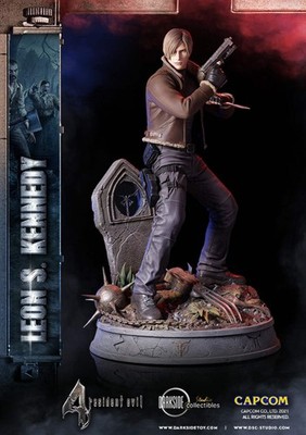 DARKSIDE COLLECTIBLES Resident Evil Leon Kennedy ¼ Quarter Scale