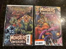 Monsters Unleashed Lot #1 & #4 Art Adams (Marvel Comics 2017)