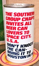 1977 BTTM OPEN BUDWEISER BCCA CANVENTION BEER CAN HOUSTON TEXAS SOUTHERN CHAPTER