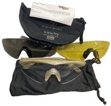 British Army Sawfly Revision Ballistic Glasses Virtus Tan Frame 3 Lens Airsoft