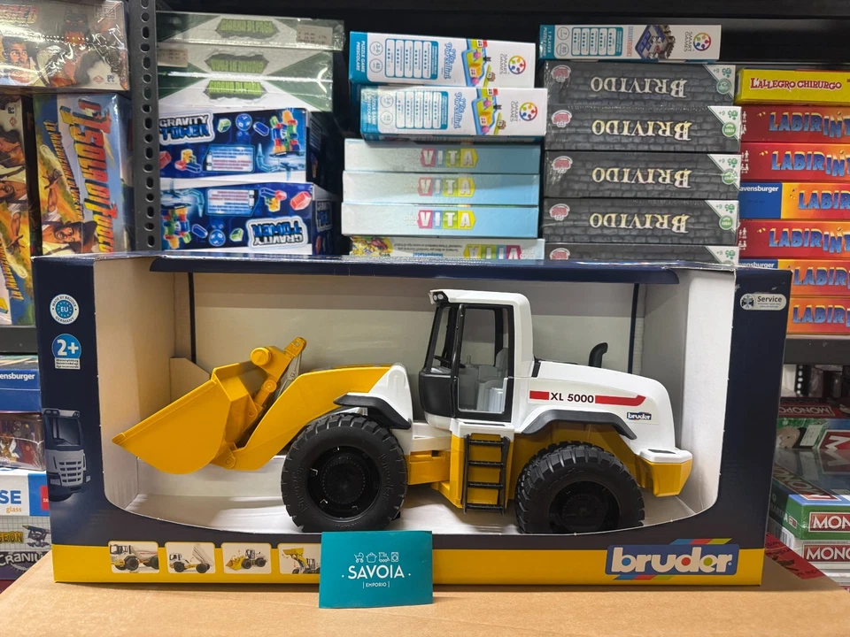 BRUDER 03412 - scala 1:16 -  RUSPA CON PALA ROADMAX - NUOVO - SIGILLATO - Immagine 4 di 4