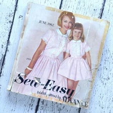 Vtg 60 s Sew-Easy by Advance Sewing Pattern Clothing Catalog Book Butterick