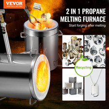 Propane Melting Furnace Kit, 12KG Large Capacity Foundry Home Kilns