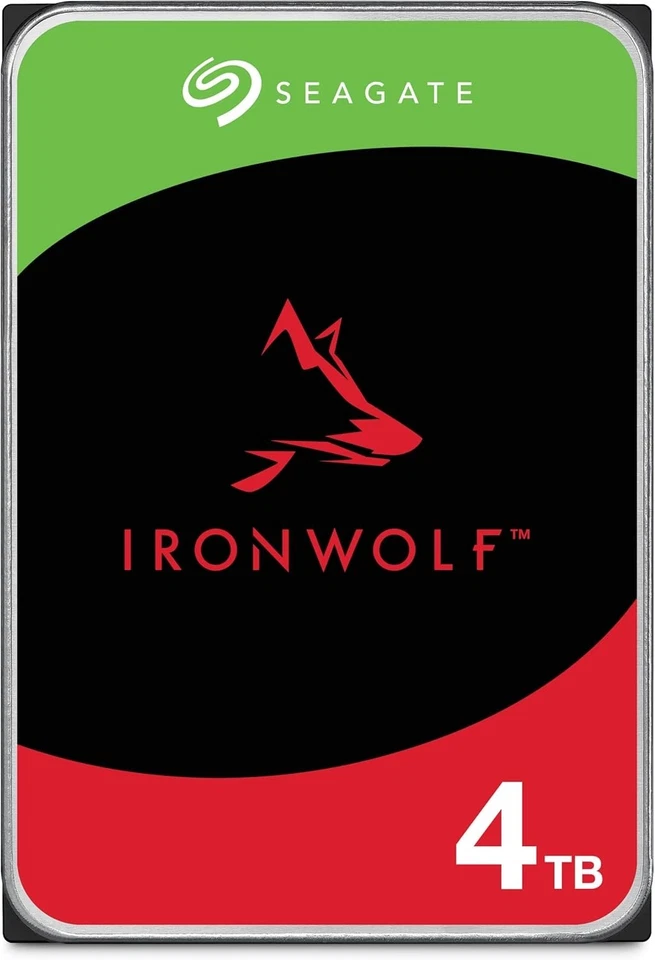 IronWolf 4TB NAS Internal Hard Drive - 3.5” SATA 5400 RPM for RAID Systems - Image 2 of 3