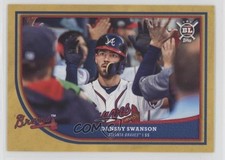 2018 Topps Big League Gold Dansby Swanson #39 o6n