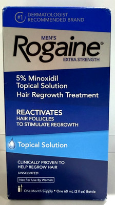 Rogaine Hair Regrowth Treatment Topical Solution 1 Month Supply EXP :05/26