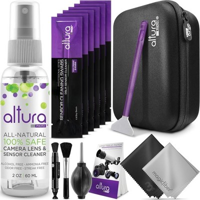 Camera Cleaning Kit - Full Frame Lens & Sensor Cleaner with  Solution, 24mm