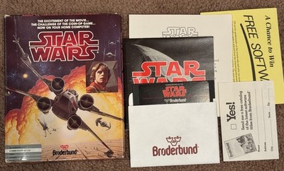 Star Wars (1989) - Commodore 64 / 128 by Broderbund, Complete CIB!
