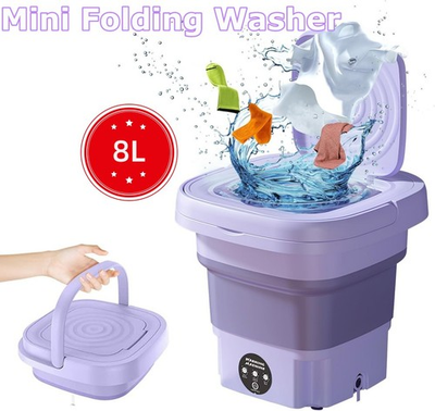 #ad #ad Portable Washing Machine Mini Washer Foldable Washer and Spin Dryer Small Travel $23.98