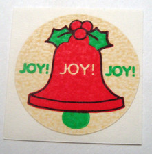 1980's Trend Scratch 'N Sniff Stinky Stickers - Joy holiday scent no TM