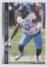 2021 Upper Deck CFL Blank Back Henoc Muamba #41 n1u