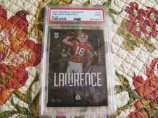 2021 Panini Luminance Trevor Lawrence Blue #147 #55/99 PSA-9 Mint