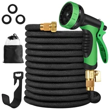150FT Premium Quality Expandable Flexible Garden Hose Pipe Water Hose Durable