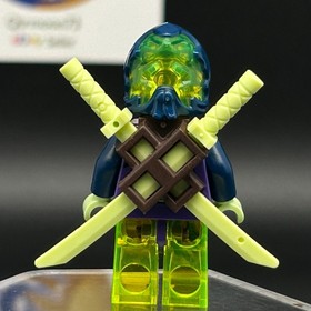 LEGO BRAND Ghost Ninja Hackler njo144 NINJAGO MINIFIGURE with weapons 70736+
