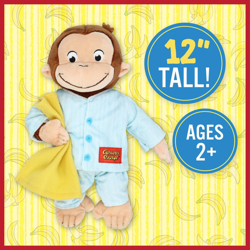 Curious George Peluche Multicolore Peluche Morbido per Bambini Età 2+ - Foto 5 di 6
