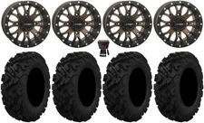 System 3 ST-3 14" Wheels Bronze 29" HD-K Tires Yamaha Grizzly Rhino