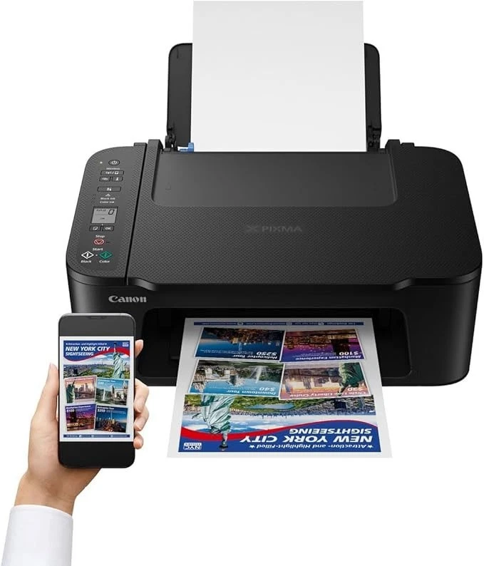 STAMPANTE MULTIFUNZIONE CANON TS3750i INKJET A COLORI WIFI+USB COLORE NERO - Immagine 2 di 4