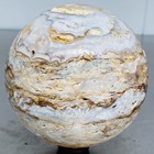 Natural thousand-layer agate crystal ball healing 2760G (6.08LB) — photo 4