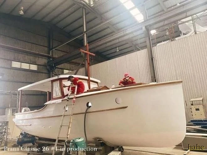 1/12 Prana Classic 26 Yacht 700mm 27.6" Wooden Yacht Model Assemble DIY Kit - Image 2 of 4