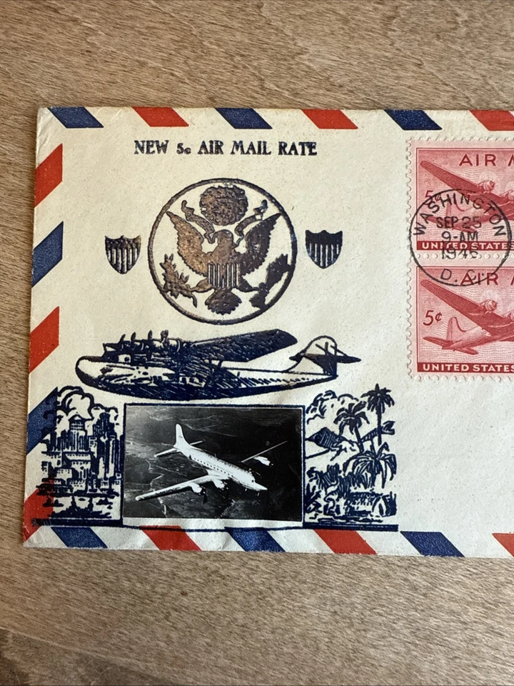 1944-47 Airmail First Day Covers Mail Rate And Special Delivery  - Image 2 of 4