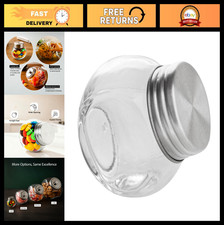 Mini Favor Jars 2oz - 100 Durable Clear Glass Candy Jars with Chrome Lid, Wide S