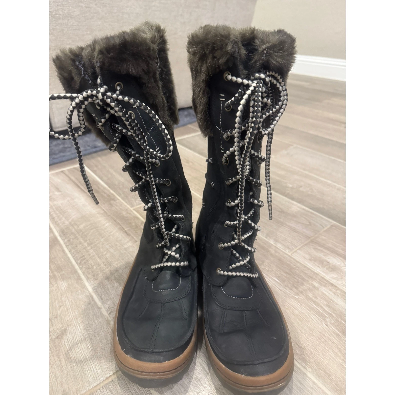 Merrell Winter Boots Womens 10.5M Black Select DRY Insulated Faux Fur
Opens in a new window or tab